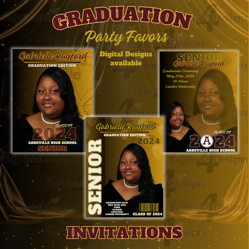 Graduation Invitations (Digital Version Only)
